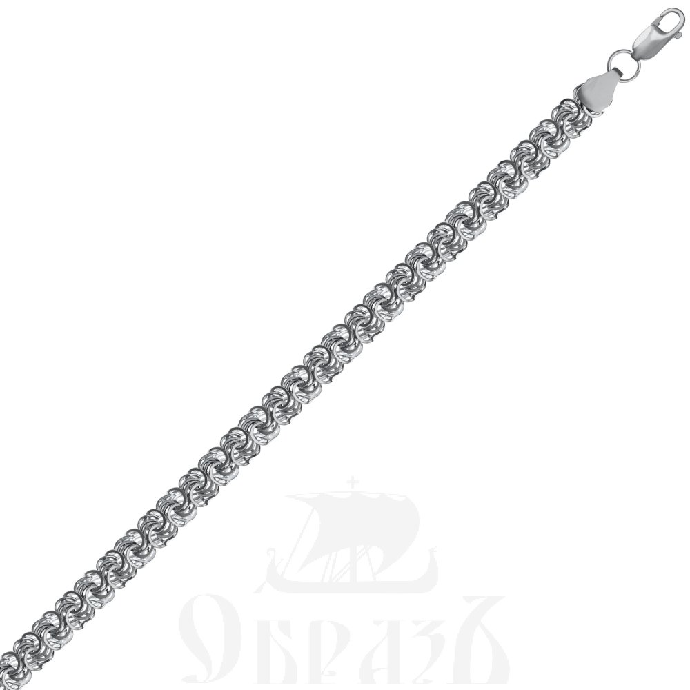 цепь плетение "роза" серебро 925 пробы (арт. нц 22-378 d0.80)
